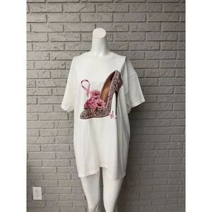 Gildan Women Cotton Short Sleeve T-Shirt Size L